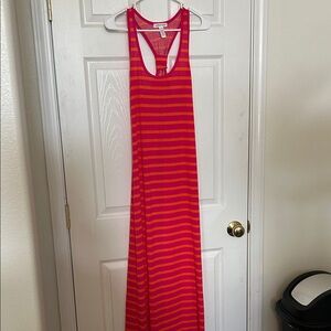 Ambiance Vibrant Striped Maxi Dress